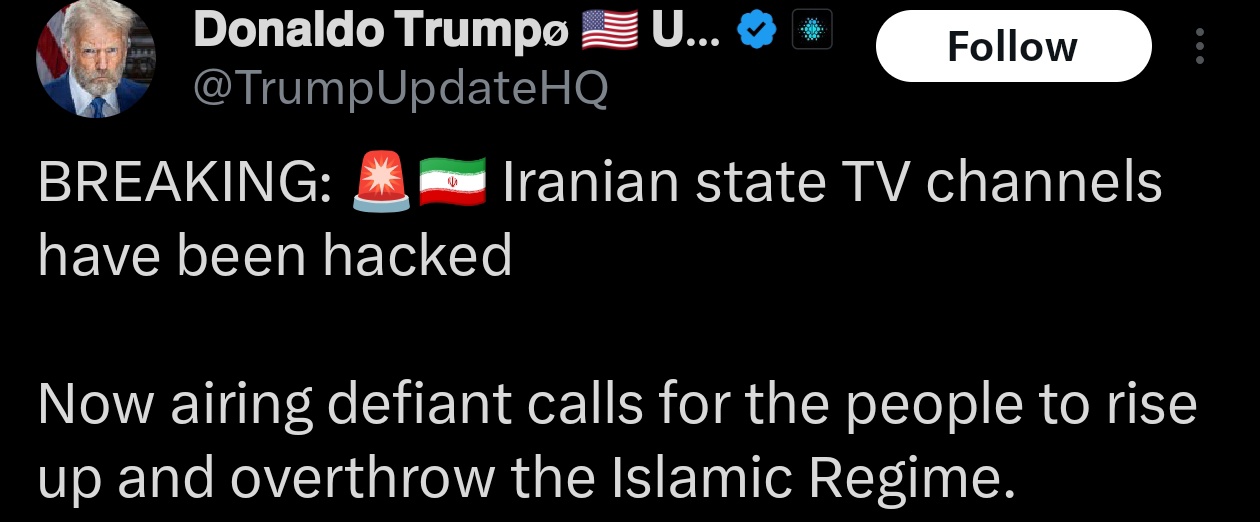 Iranian TV Hacked – Cyberattack on Live Broadcast