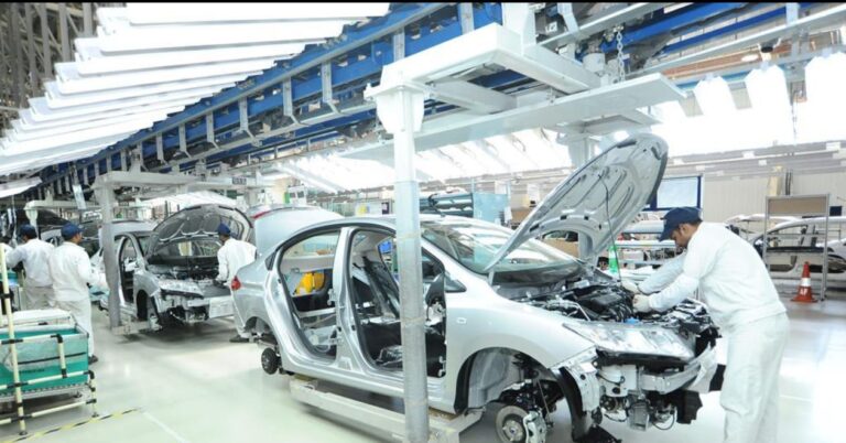 Electric vehicles manufacturing at Indian factory