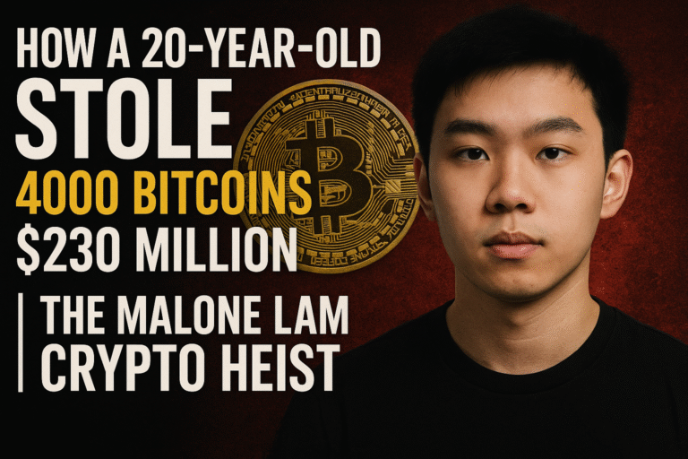 Malone Lam crypto heist 4000 Bitcoins theft thumbnail